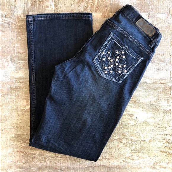 ✨ Firefly Women’s Bootcut Jeans – Size 10 – Silver Studded, Thick Stitch – EUC - Picture 4 of 8